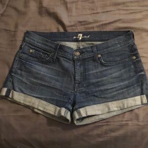 Women’s 7 for All Man Kind Jean Shorts